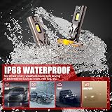 H11 LED Headlight Bulb 6500K 60W 26000LM Pack of 2 Plug and Play view 7