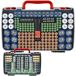 Battery Storage Organizer Case Holder Box with