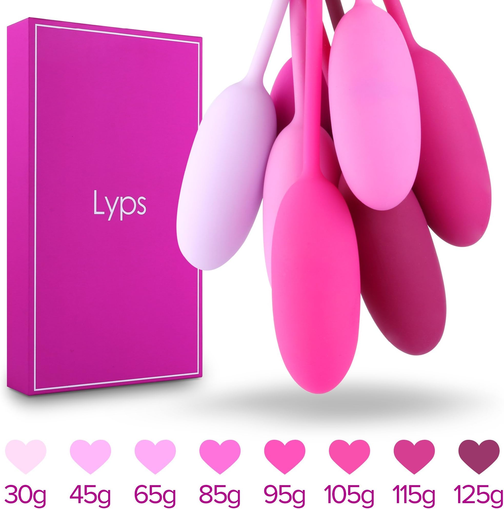 Kegel Weights Set of 8 Kegal Balls Exercise Weights Bladder Control