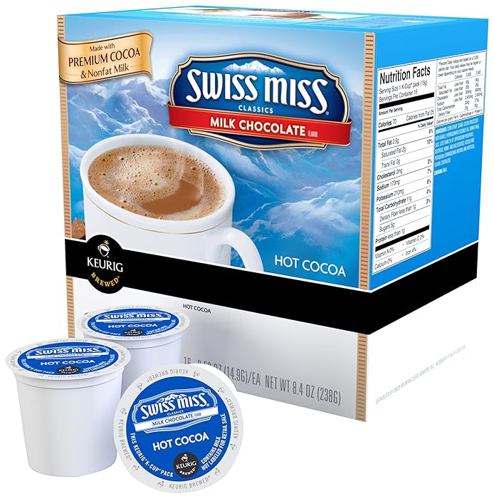 Keurig Swiss Miss Milk Chocolate Hot Cocoa 44-ct. K-Cup Pods Value Pack (Packaging May Vary)