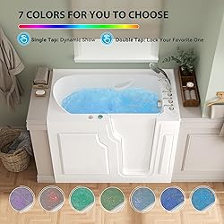FerdY Floridian 55" x 33" Walk-in Whirlpool Bathtub
