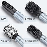 BaByliss Hydro-Fusion 4-in-1 Hair Dryer Brush 1000W Anti-Frizz Styler Blue 2774U view 6