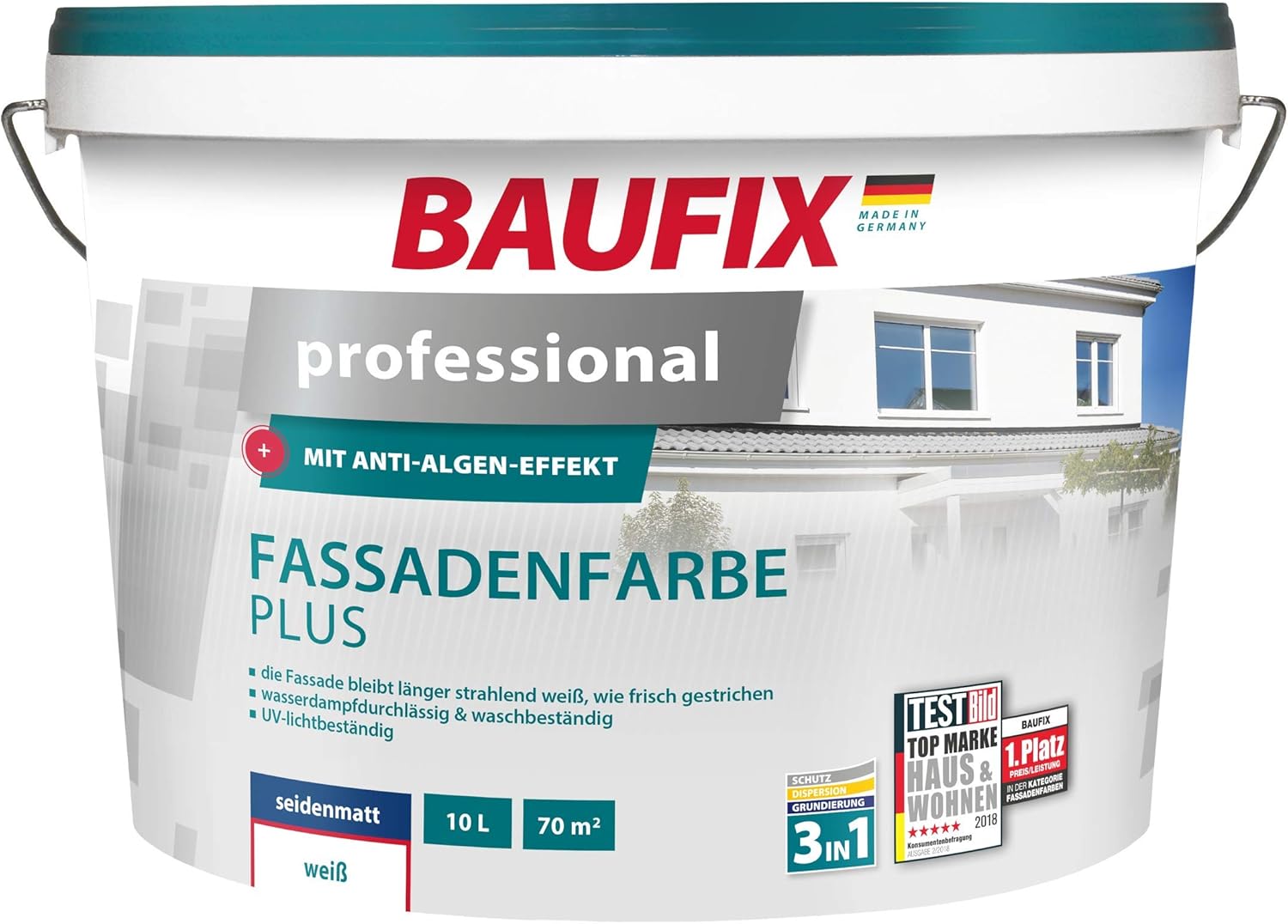 Baufix professional Fassadenfarbe Plus 10 l