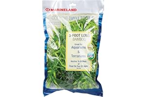 Marineland 3 Feet Plastic Bamboo Plant, Décor For aquariums and Terrariums