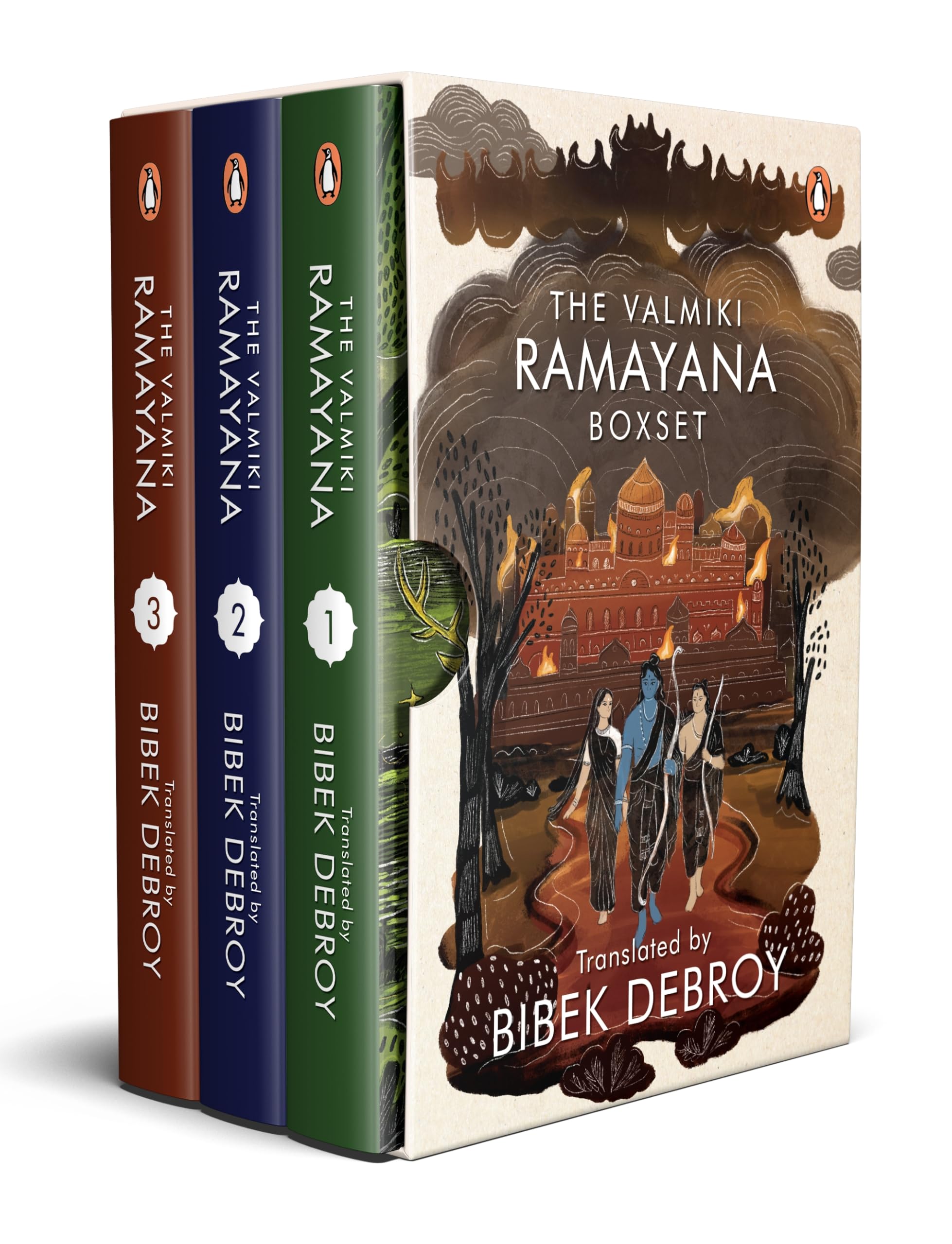 The Valmiki Ramayana (Volume 1-3): Premium Collectors' Edition Image