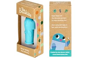 The Brushies Willa The Whale Toddler Toothbrush/Dental Item/Youth Tooth & Gum Care/Ages 4 Weeks to 4 Years