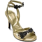 KARL LAGERFELD womens Kallie Flower Embellishment Dress Heel