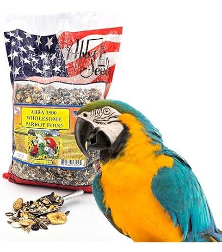 Abba 1500 Parrot Food- Cockatoo Macaw African Grey For Sale ABBA