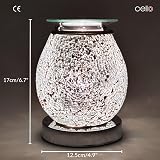 Cello Silver Mosaic Touch Electric Wax Melt Burner Oil Diffuser view 2