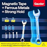 GAUDER Magnetic Tape Self-Adhesive 3 m x 15 mm Cuttable Magnet Strip view 4