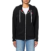 Tommy Hilfiger womens Full Zip Emblem Logo Hoodie Sweatshirt