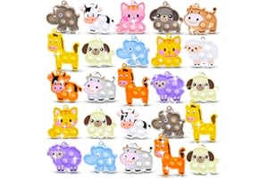 BICMAN 30pcs Party Favors for Kids Fidget Toys Bulk Mini Pop Keychain Stocking Stuffers Birthday Carnival Treasure Classroom Prizes Toddler Toys Fidget Pack Stress Relief Toys