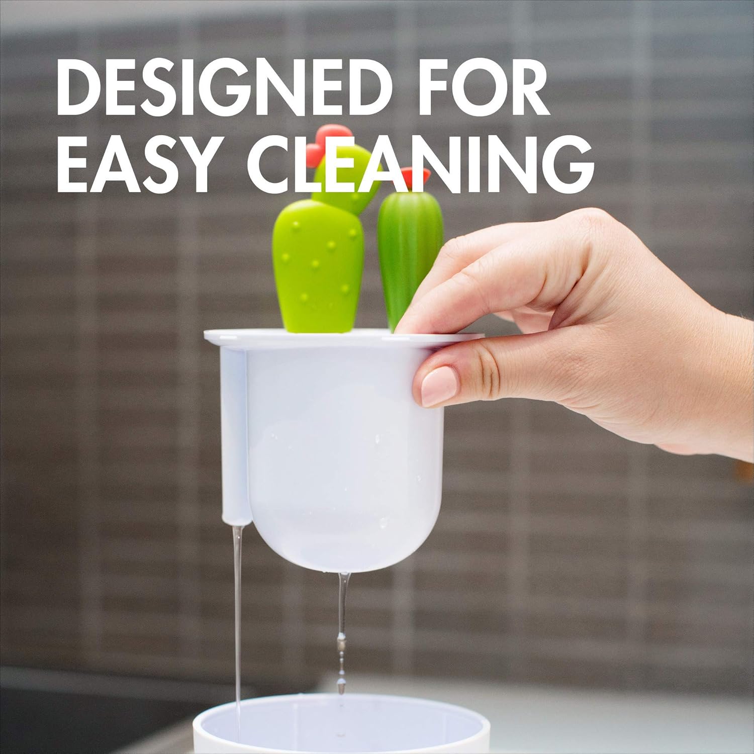Boon Cacti Bottle Cleaning Brush Set (4pcs), Green : Baby