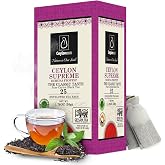 Ceylonzon Ceylon Supreme Flowery Broken Orange Pekoe Fannings Special Tea Classic Taste 25 Individually Foil-Wrapped Tea Bags 40g