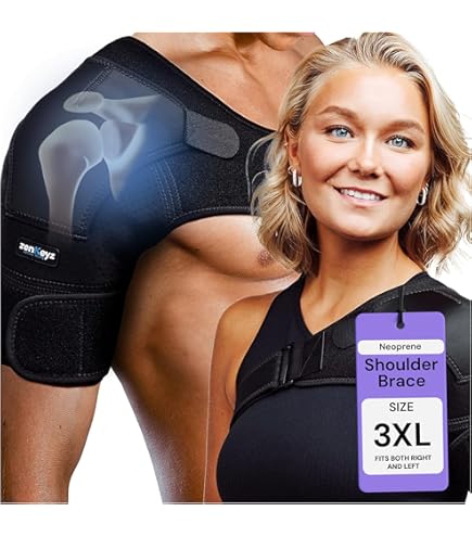 Amazon.com: Omomed Knit Shoulder Support, Right (Silver), Size 3