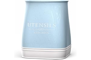 ADDFIT HOUSE Ceramic Utensil Holder - Large Ceramic Kitchen Utensil Holder for Countertop, Large Cooking Tools Organizer, Utensil Crocks for Kitchen Counter, Utensil Storage for Home Décor, Gifts