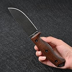 SDOKEDC Fixed Blade Knife DC53 Steel Micarta Handle