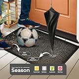Abaseen Dirt Trapper Door Mat Indoor Outdoor Non Slip Rubber Backing view 7