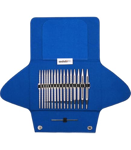 Amazon.com: Addi Click interchang. Needle case Bamboo 3.50-8.00mm
