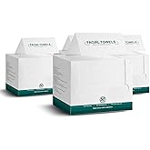 Face Towels,Facial Towels,200Ct Disposable Face Towel,7.9"x12"Face Cloths,Makeup Remover Face Towelettes Disposable,Disposable Face Cloths for Sensitive Skin,Biodegradable Dry Wipes