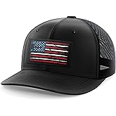 Tactical Pro Supply American Flag Flexfit Hat with Woven Logo Patch