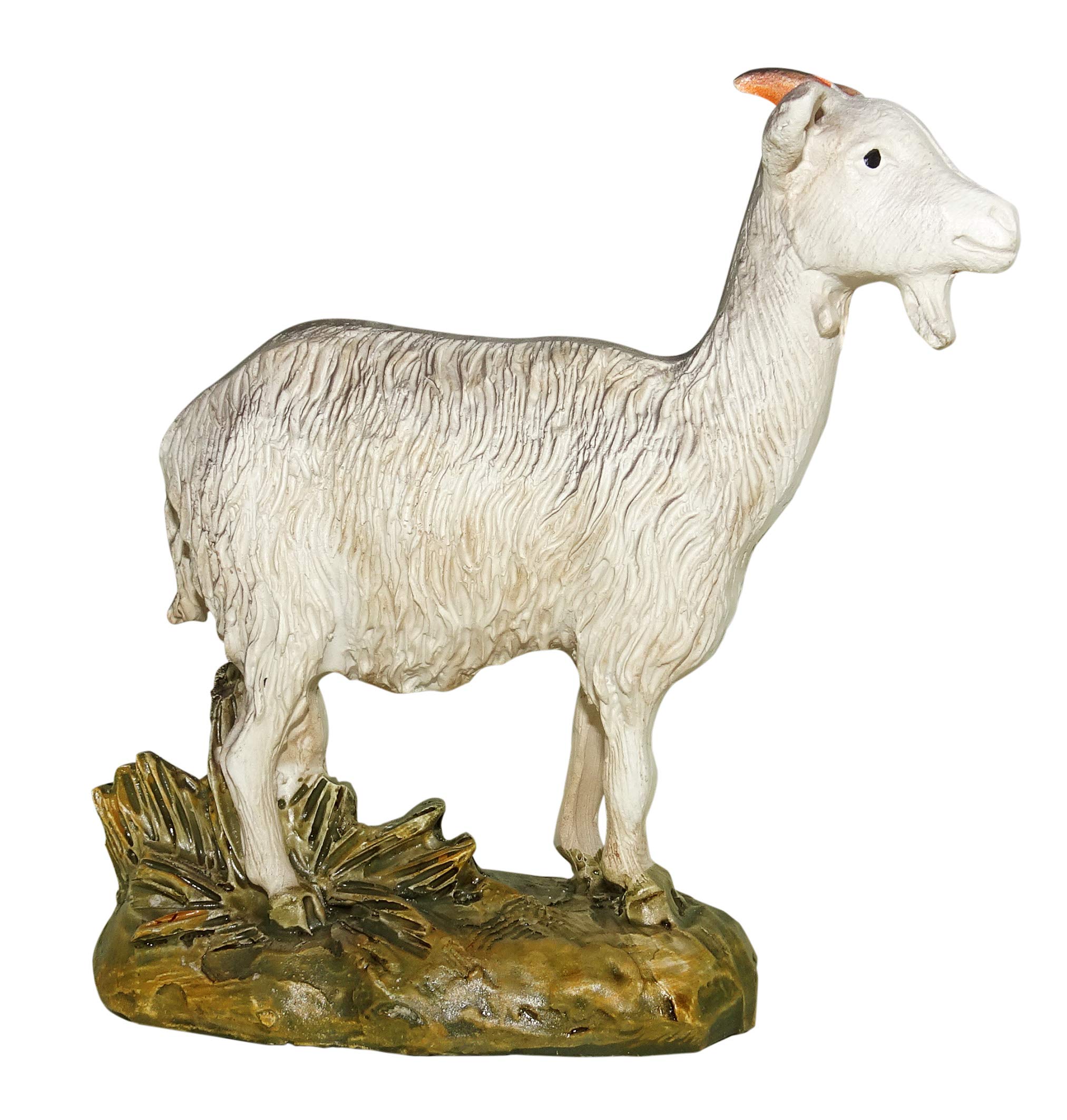 Ferrari & Arrighetti Nativity Scene Figurine: Goat - Martino Landi Collection - 10 cm