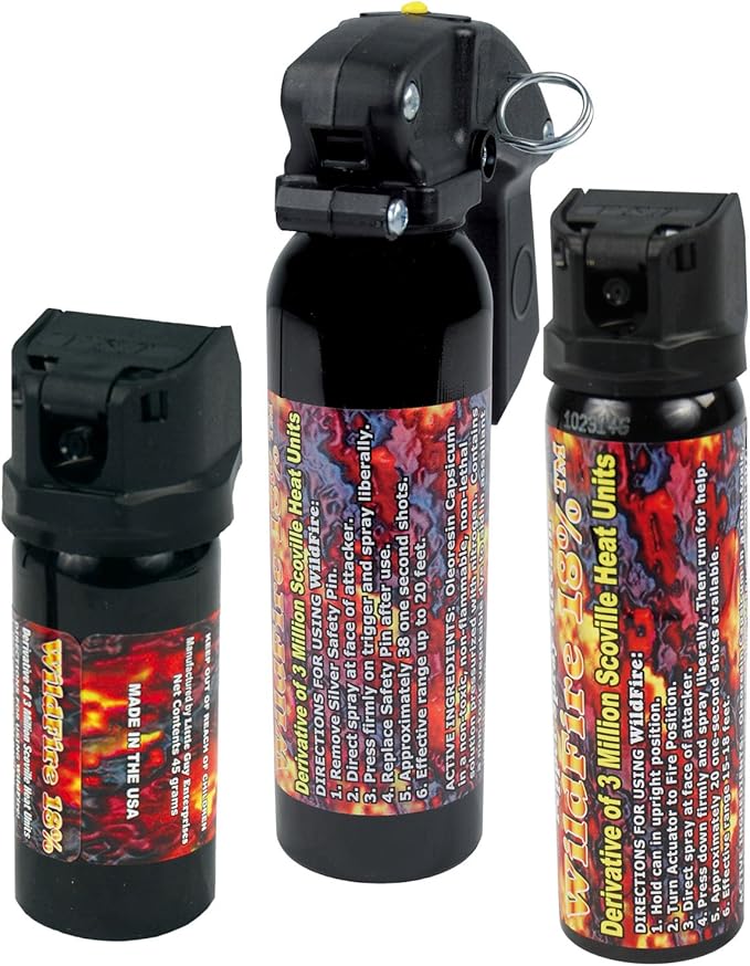 Wildfire Pepper Spray Gel Bundle Lot of three Wildfire