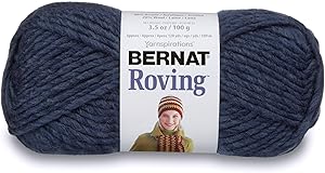 Bernat Roving Yarn, 3.5 oz, Gauge 5 Bulky, Cobalt