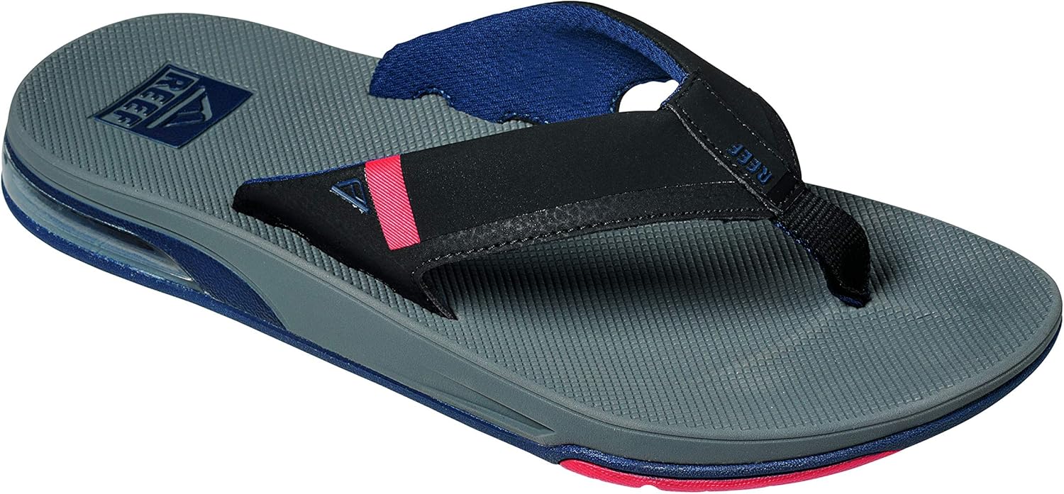Reef Men's Sandals Fanning Low| Bottle Opener Flip Flops for Men with Arch Support