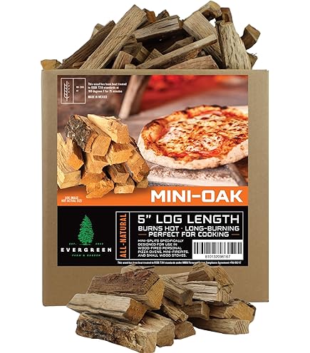Waxhaw Woodworks Premium Kiln-Dried Oak 8" Mini Wood Splits, 12 Lb Box – Clean, High-Heat Cooking And Fire Pit Wood – Ideal For Pizza Ovens, BBQ Grills, And Campfires – Made In