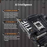 ASUS TUF GAMING X870-PLUS WIFI AMD AM5 ATX Motherboard 16+2+1 80A view 2