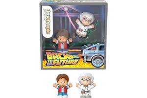 Little People Collector Back to The Future Special Edition Set for Movie Fans, 2 Figures in a Display Package