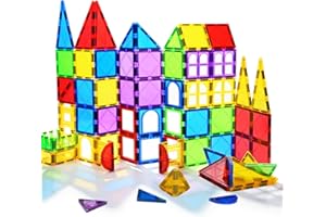 MAGBLOCK Magnetic Blocks - Magnetic Tiles Toys for Toddlers Kids Magnet Building Blocks Preschool Magnet Set for Boys and Girls Stem Toys 70 Pieces