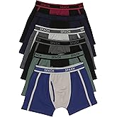 ToBeInStyle Boys' Pack of 6 Cotton Boxer Briefs