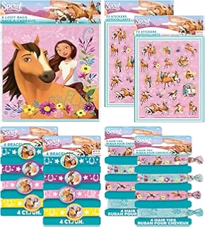 Amazon Com Spirit Riding Free Horse Birthday Party Supplies Set Plates Cups Napkins Tablecloth Banner Decoration And Sticker Toys Games