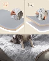 Feandrea XXL Waterproof Dog Blanket 203x152 cm Reversible Grey Ombré view 7