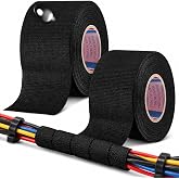 Outus Cloth Electrical Wiring Harness Tape, 2 Roll, 2 Inch X 49.2 ft | Electrical Insulation, Heat Resistant Fabric, Prevents Wiring Abrasion, Engine Bay Harness Wrap, Flexible Protective Cloth