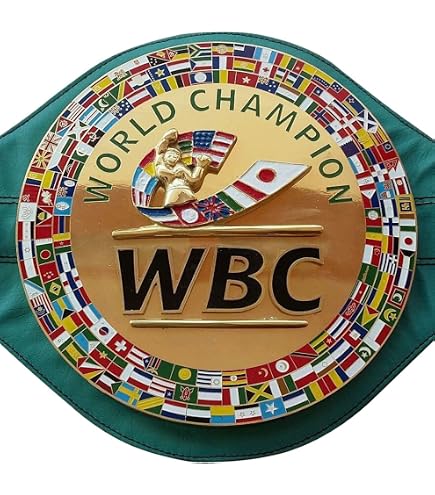 Amazon.com : WBO Boxing Replica Championship Belt Metal Plates