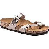 Graceful Taupe Birko-Flor Thong Sandals by Birkenstock