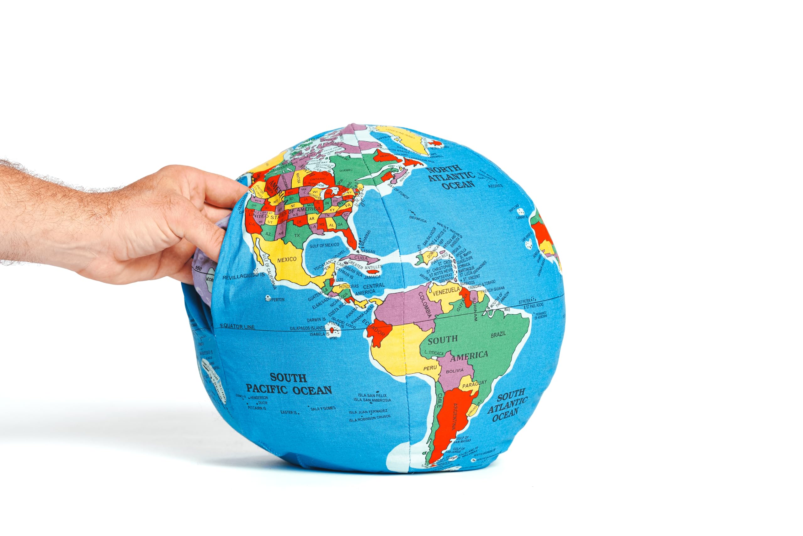 Pocket Earth HUGG-A-PLANET | Soft Plush Globe for Children | Montessori Educational Toy for Kids, Teens, Adults, Teachers, and Parents | Planet Earth Learning Toy | Classroom Must Haves