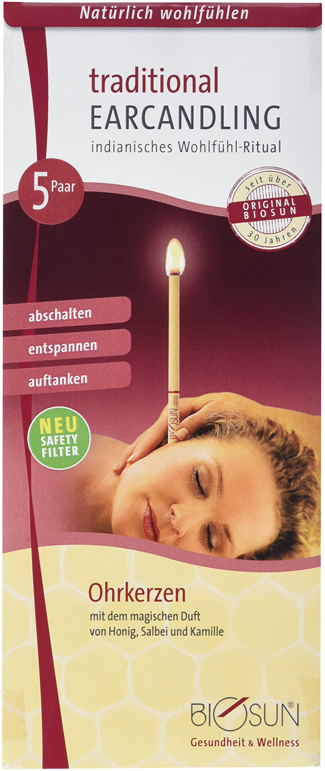 Sport-Tec Ear Candles Traditional Ear Candles Honey Chamomile Sage (5 Pairs)