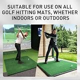 FINGER TEN Golf Rubber Tees 5 Pack Mixed Sizes White Durable Practice Mat view 4