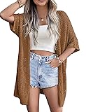 Zeagoo Oversized Cardigans for Women Crochet Summer