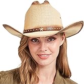 OIERNFE Cowboy Hat for Men and Women with Cattleman