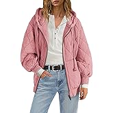 Yanekop Womens Quilted Jackets Lightweight Puffer Jacket Casual Padded Coat Outwear Oversized Puffer Coat with Pockets