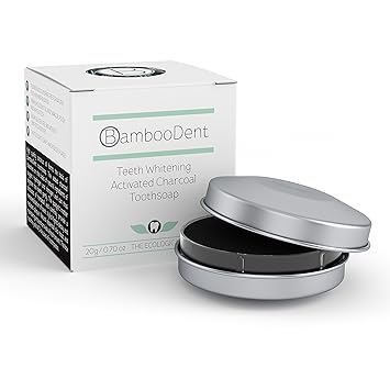 BambooDent - die natürliche Zahnseife | Kokosöl und Aktivkohle Zahnaufhellung | Xylit gegen Karies | Beinwell und Schachtelha