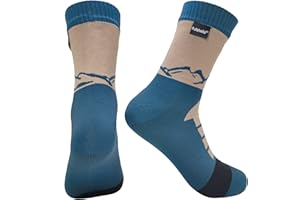 Fullsheild Men’s Waterproof Hiking Socks, Unisex Breathable Outdoor Athletic Hiking Wading Trail Running Skiing Crew Socks