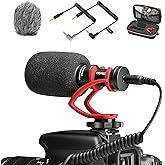 COMICA CVM-VM10II - Camera Microphone for Canon Nikon Sony Panasonic DSLR Camera, Camcorder, Professional Universal Shotgun Video Microphone for iPhone Samsung Galaxy Android Smartphones