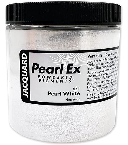 Amazon.com: Jacquard Pearl Ex Pigment Powder 4oz Sky Blue - Loose