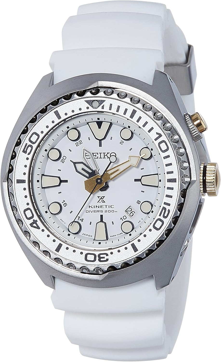 Seiko Reloj con Correa de Caucho SUN043P1